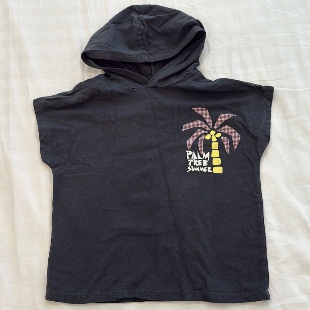 Zara kids hooded muscle tee